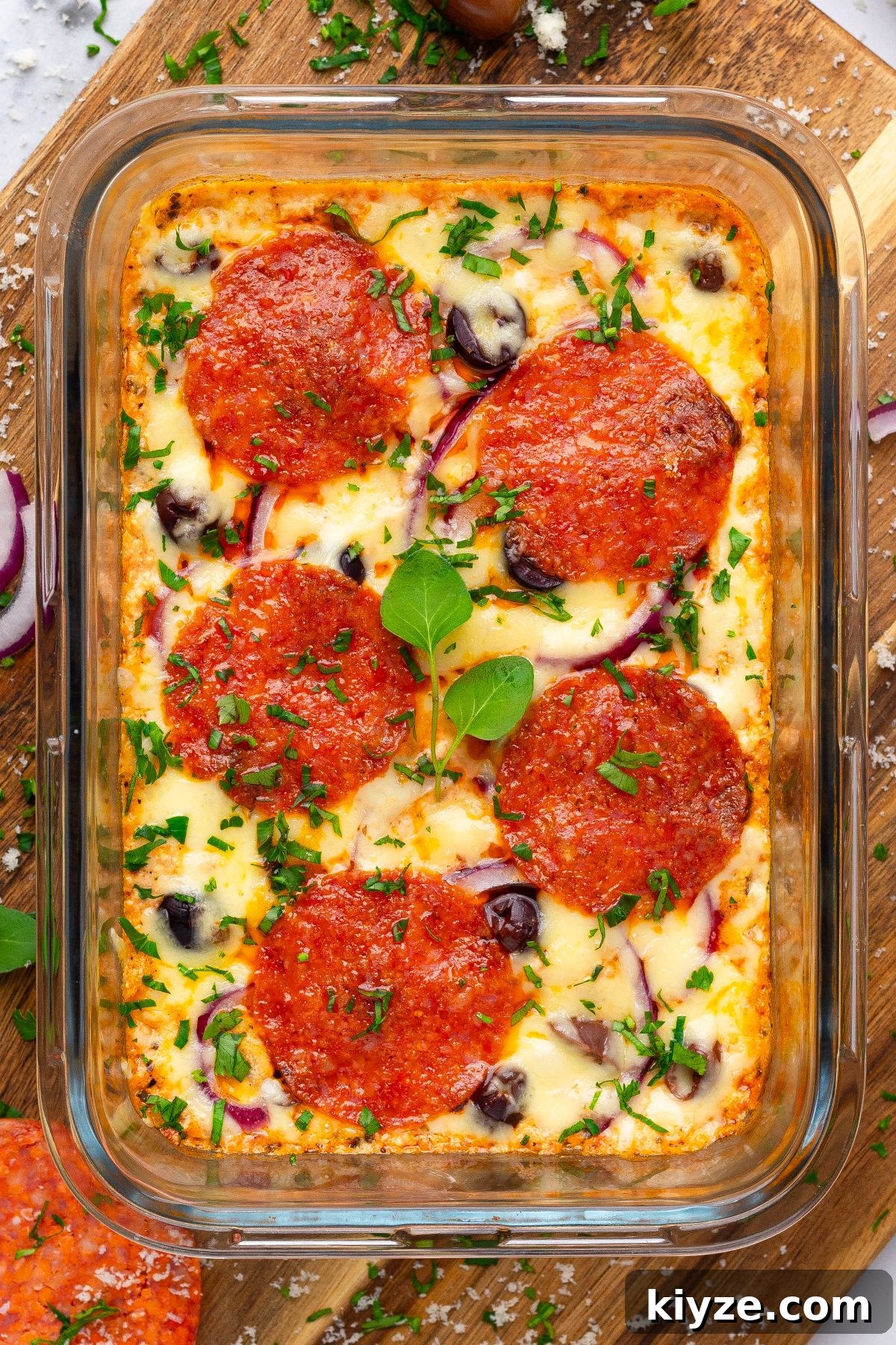 Cottage Cheese Pizza Bowl