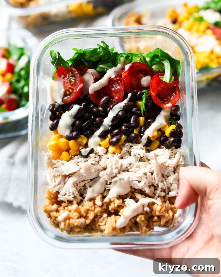 Chicken Burrito Bowls