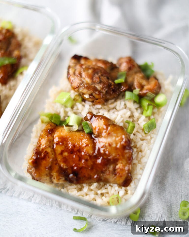 Honey Garlic Chicken Meal Prep