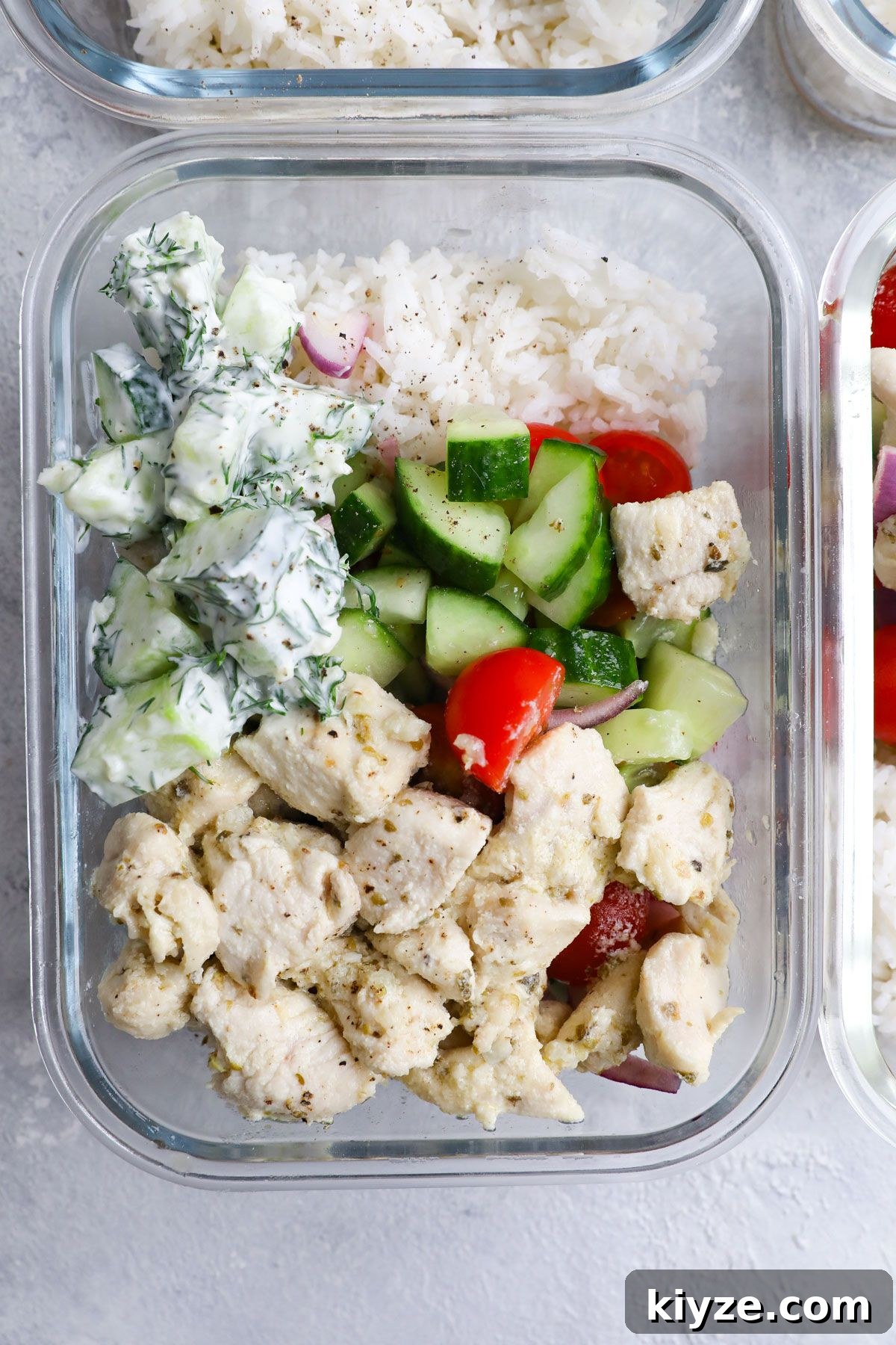 Greek Chicken Bowls