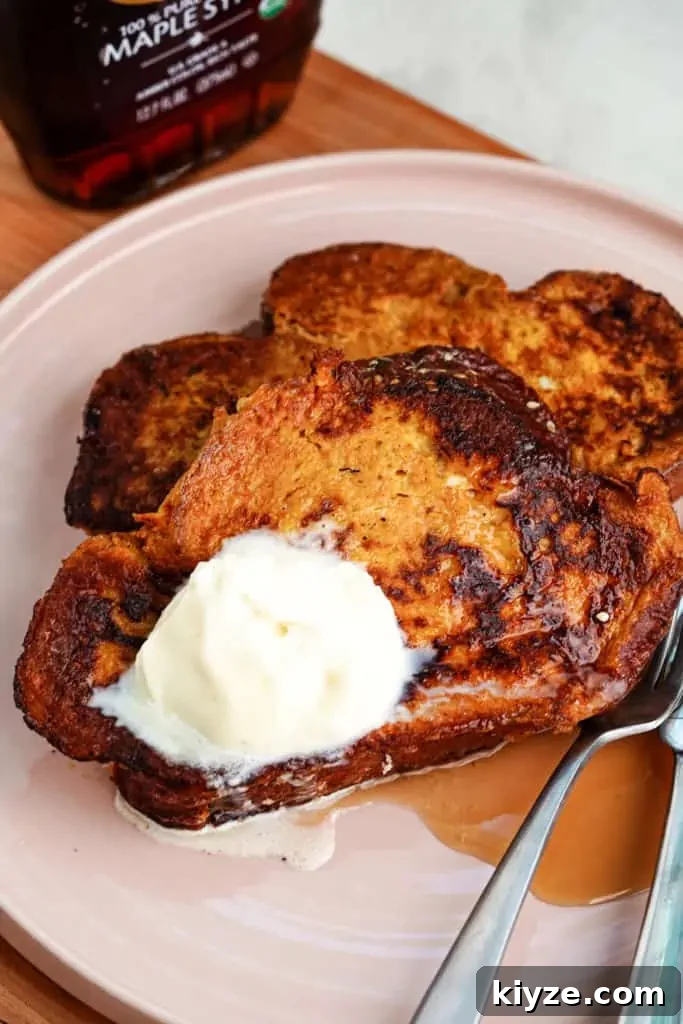 Pumpkin Spice French Toast Recipe — Cozy Fall Breakfast Ideas 6 Cooked pumpkin spice french toast