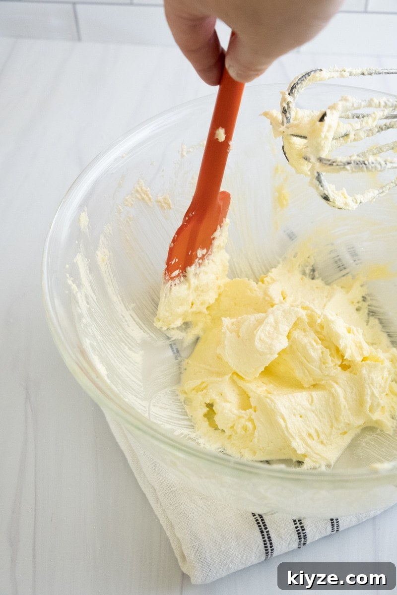 Traditional Scottish Shortbread Cookies Recipe — Buttery & Crisp 12 scrape sides with spatula