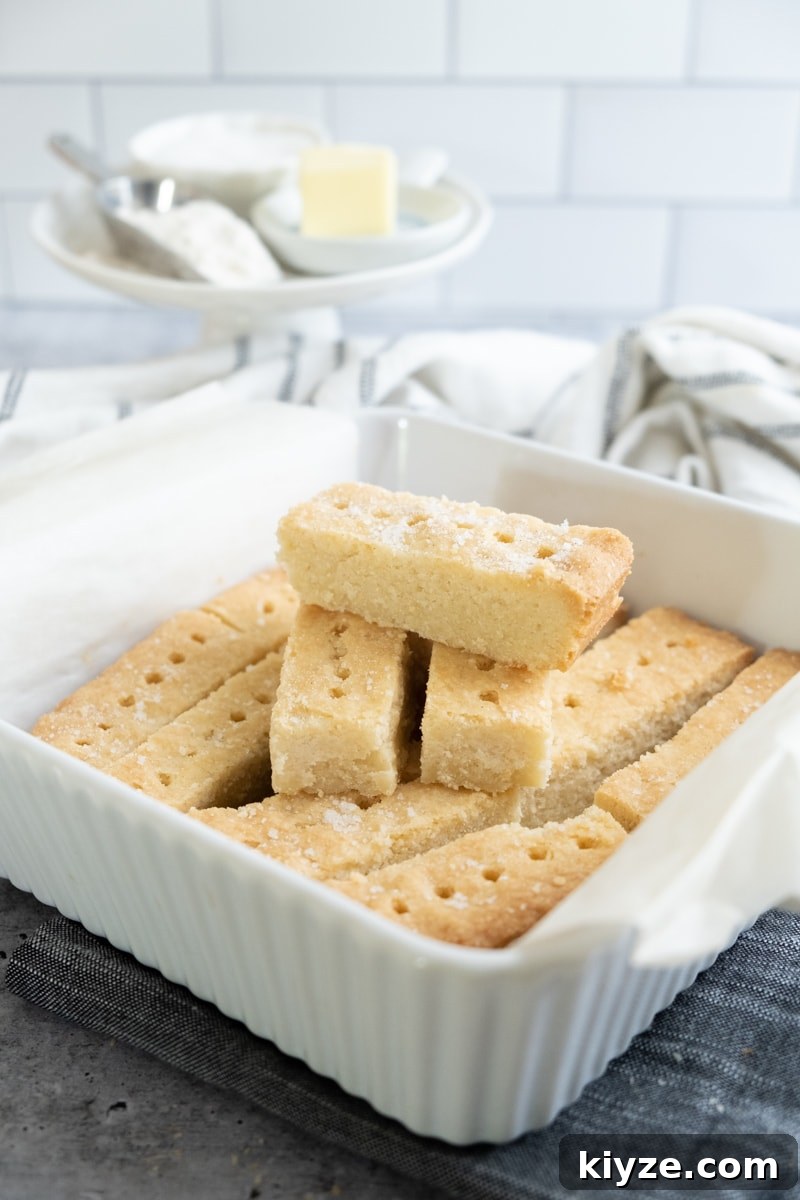 Traditional Scottish Shortbread Cookies Recipe — Buttery & Crisp 4 Shortbread Cookies