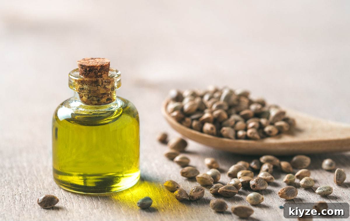DIY Natural Oil Blend for Toothache Pain Relief 4 Hemp seed oil.