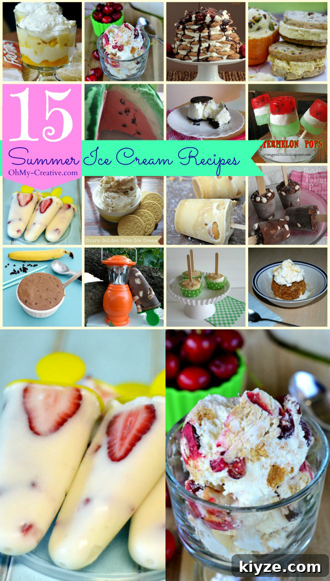15 Refreshing Homemade Ice Cream Recipes for Summer 2 15 Summer Ice Cream Recipes | OHMY-CREATIVE.COM