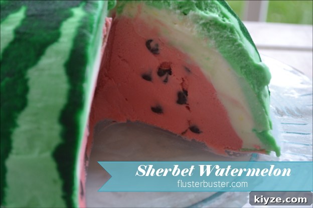 15 Refreshing Homemade Ice Cream Recipes for Summer 4 Sherbet Watermelon ice cream dessert