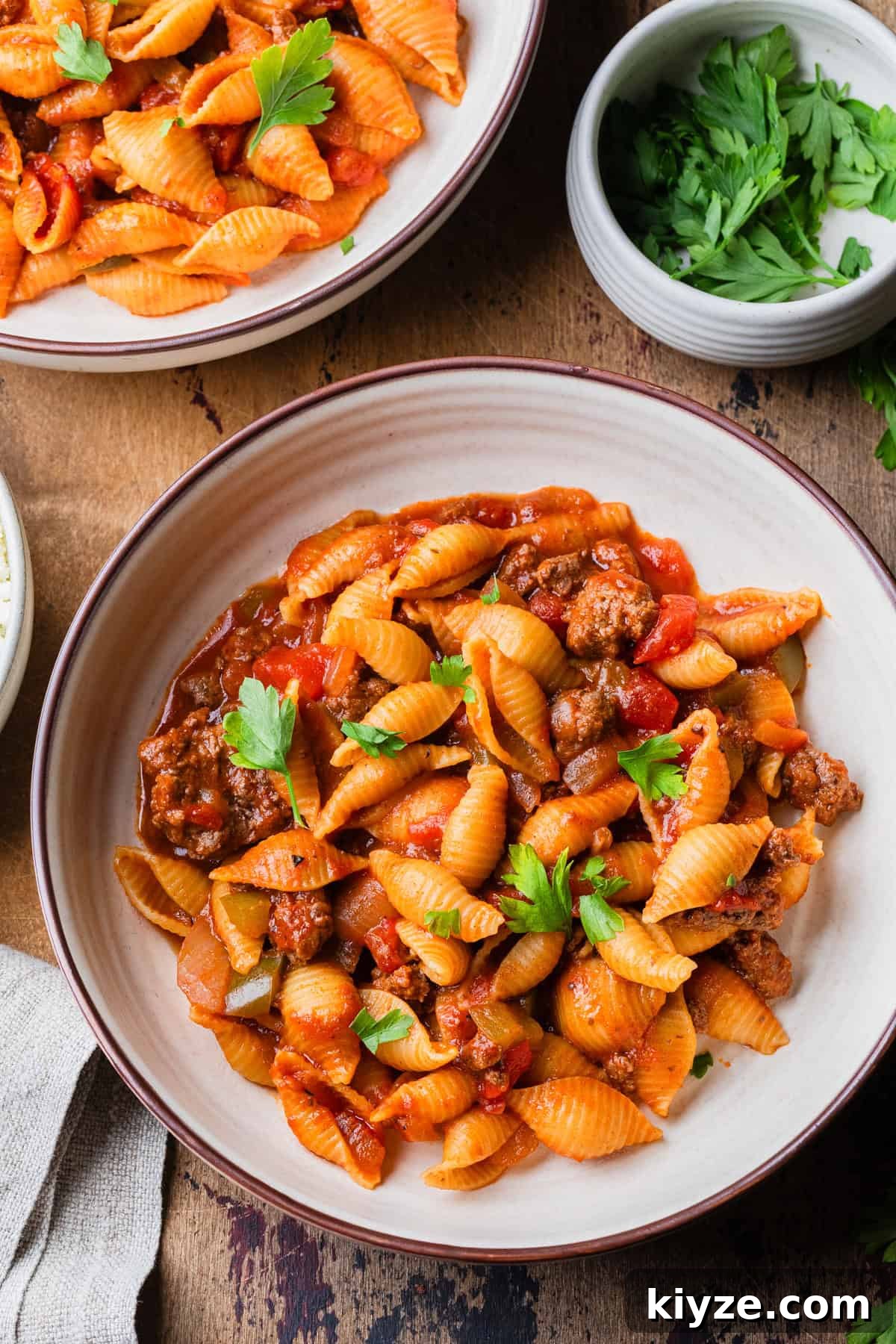 Classic American Chop Suey with Ground Beef Recipe 2 American chop suey with ground beef.