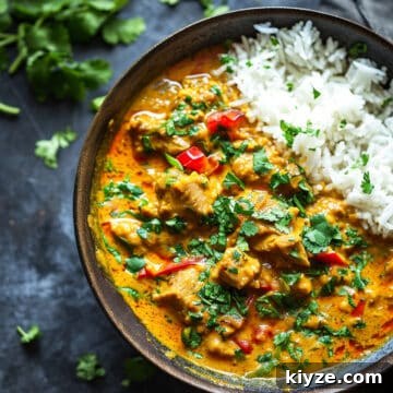 Aldi Weekly Meal Plan for £25 – Week 4 Shopping & Recipes 5 Easy pork curry in coconut sauce with rice.