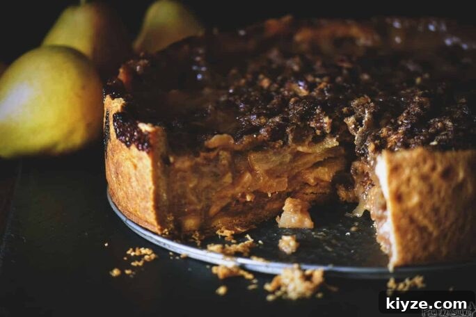 Deep-Dish Caramel Pear Pie Recipe for Cozy Dessert Nights 2 Deep Dish Caramel Pear Pie | Kita Roberts PassTheSushi.com