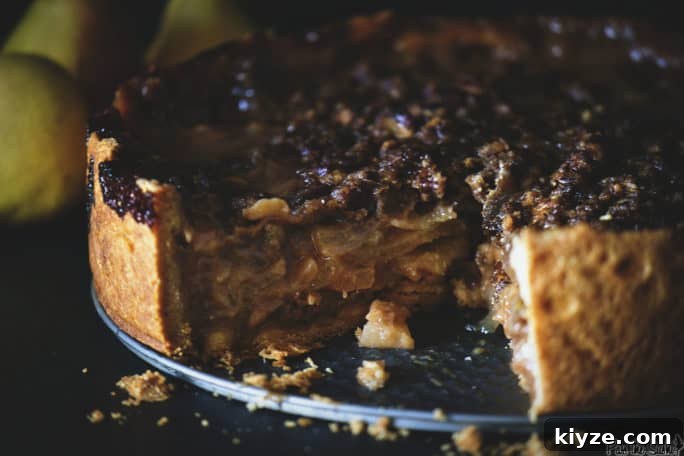 Deep-Dish Caramel Pear Pie Recipe for Cozy Dessert Nights 6 Deep Dish Caramel Pear Pie | Kita Roberts PassTheSushi.com
