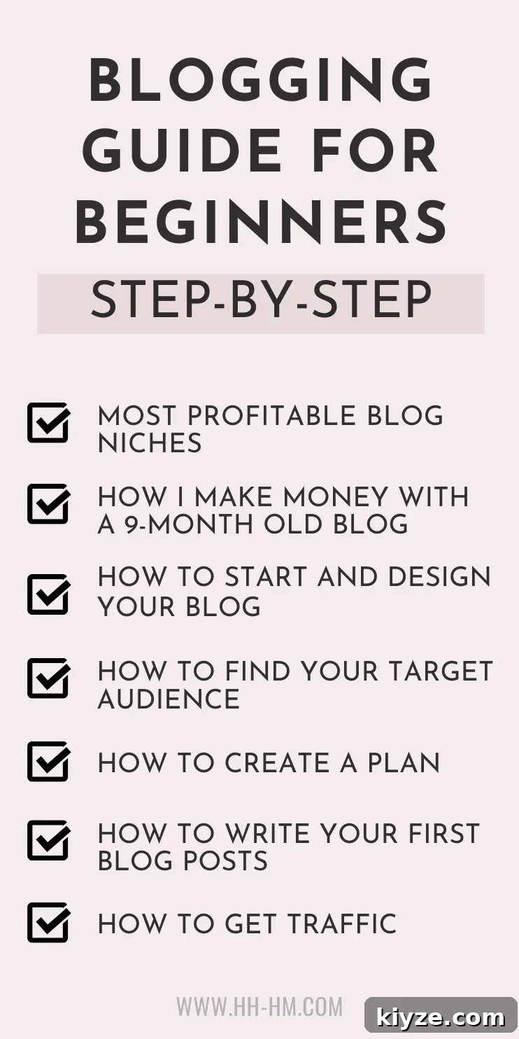Start a Successful Blog in 2021: A Step-by-Step Launch Guide 2 A step-by-step blogging guide for beginners! These are blogging tips for beginners and beyond. In this tutorial we'll look at the most profitable blog niches, how I make money with a 9-month old blog, how to start and design your blog, how to write your first blog posts how to create a plan and schedule for your blog, how to grow your blog traffic and how to monetize your blog through affiliate marketing, ads and by creating your own products.