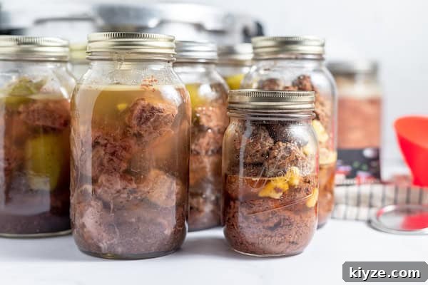 How to Can Venison Safely: Step-by-Step Guide for Beginners 4 jars of canned deer with canning supplies