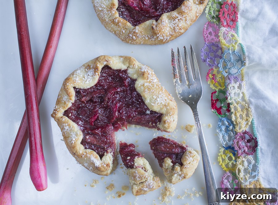 13 Rhubarb Recipes + New Gluten-Free Rhubarb Scones with Glaze 15 Rhubarb Tart ~ Shortbread Cookie Crust