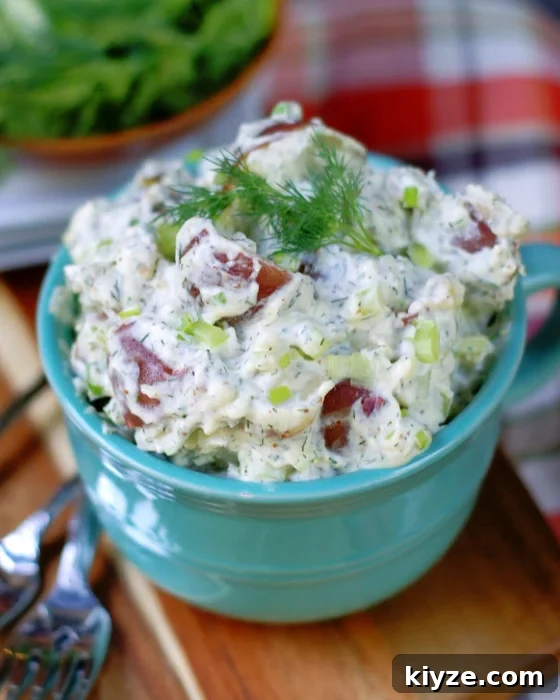 creamy dill potato salad