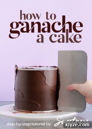 Gluten-Free White Chocolate Mud Cake Recipe 16 How To Ganache A Cake - A Step-By-Step Tutorial ~ Sweetness & Bite