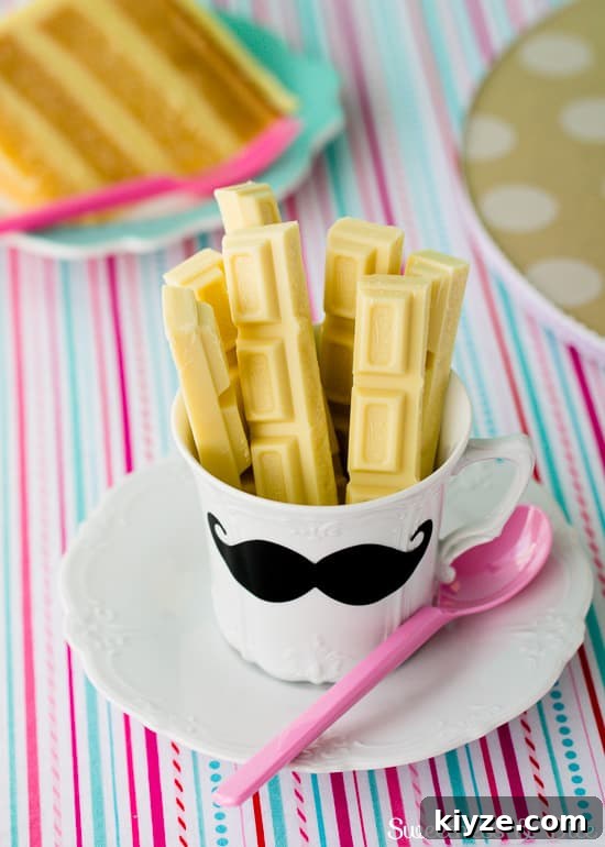 Gluten-Free White Chocolate Mud Cake Recipe 9 Whittaker's white chocolate in a teacup
