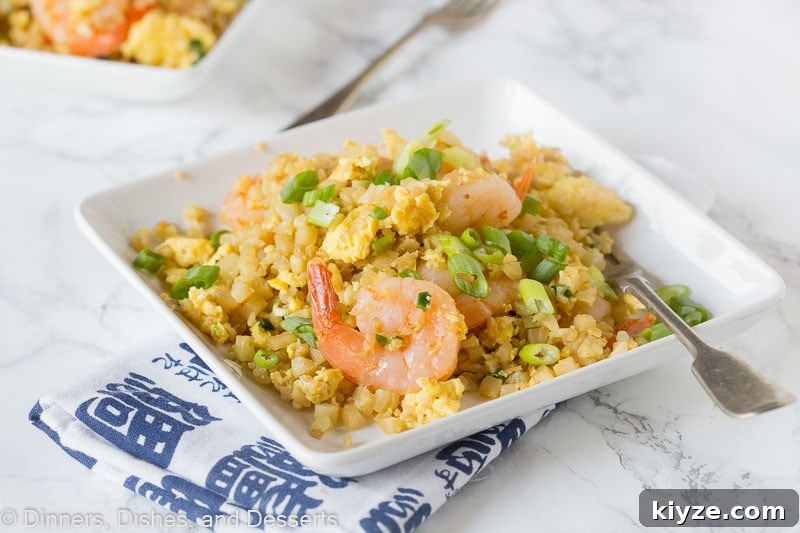 Cauliflower Shrimp Fried Rice Recipe: Low-Carb Shrimp Fried Rice 3 How to make shrimp fried rice with cauliflower