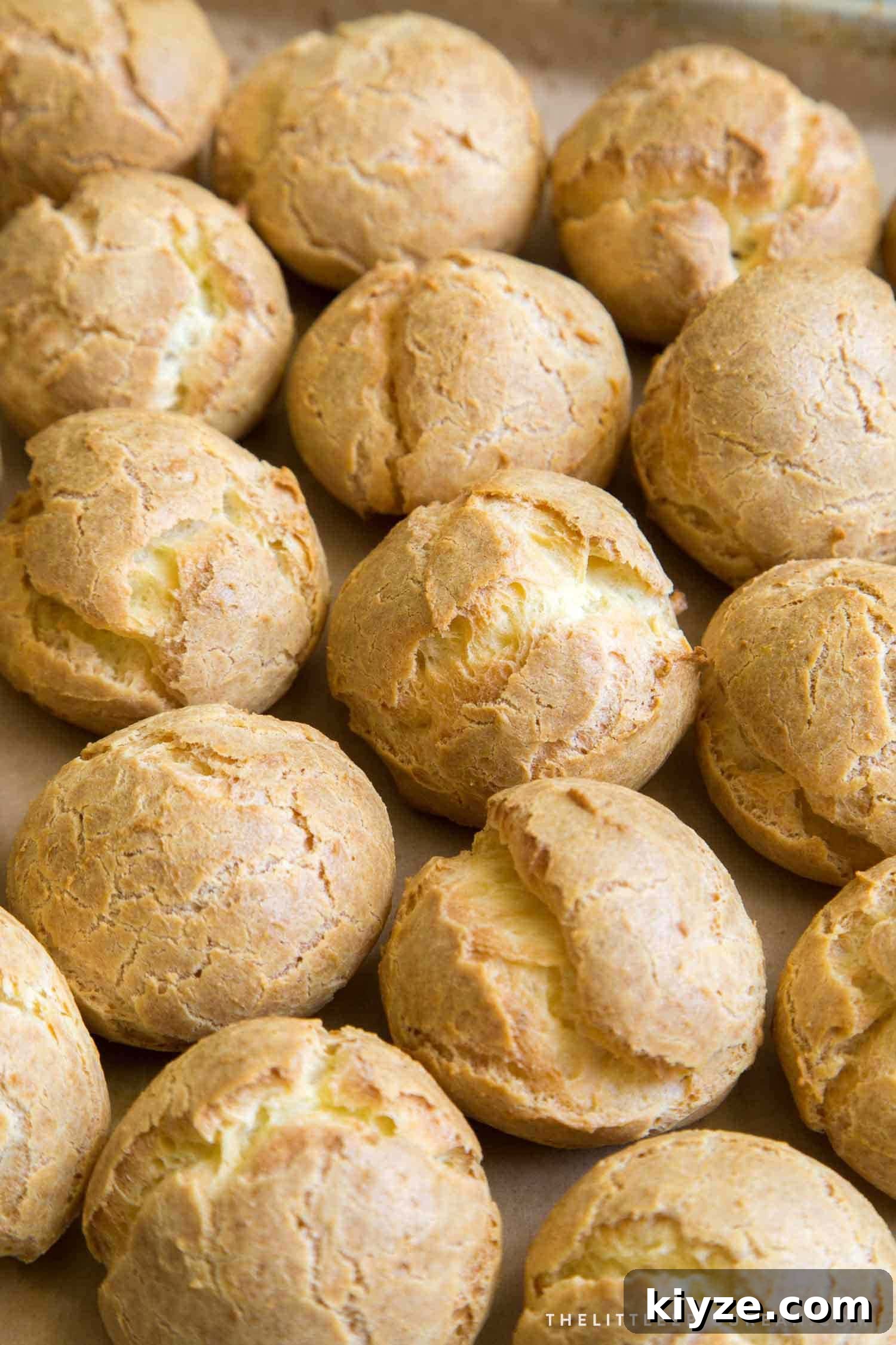 Matcha Cream Puffs Recipe: Light Japanese Green Tea Choux Pastry 8 Matcha Cream Puffs