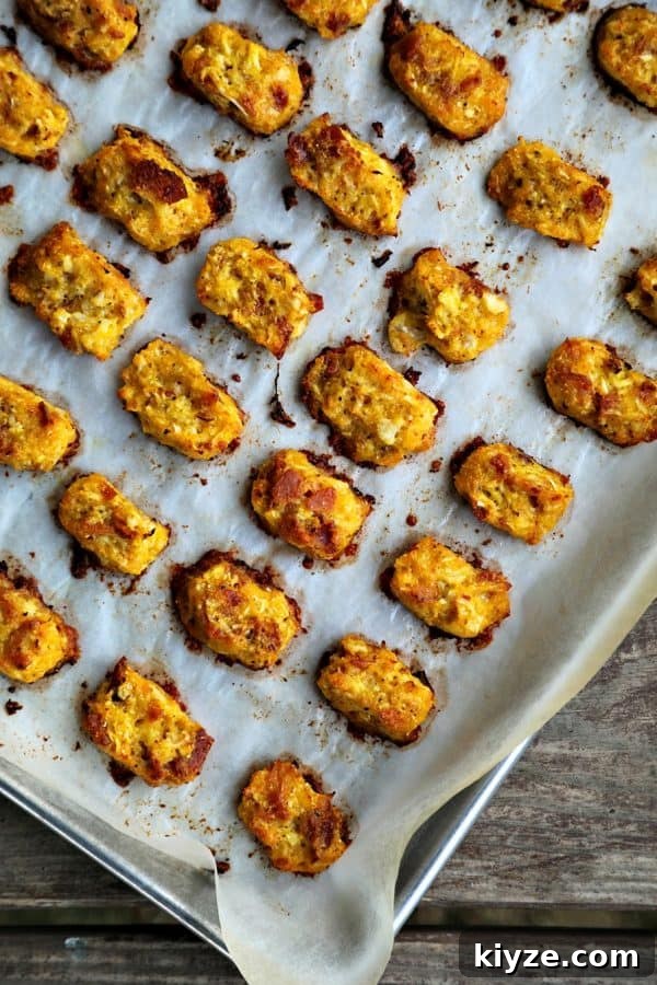 Bacon Cheddar Cauliflower Tots — Low-Carb Tater Tot Recipe 4 Baked, crispy, Bacon Cheddar Cauliflower Tots {Healthier Tater Tots} are the ultimate in crispy, cheesy perfection. You'd never know they're lower carb than tater tots and honestly, you'd be hard pressed to know they're NOT tater tots. Baked, crispy, Bacon Cheddar Cauliflower Tots {Healthier Tater Tots} are the ultimate in crispy, cheesy perfection. You'd never know they're lower carb than tater tots and honestly, you'd be hard pressed to know they're NOT tater tots.