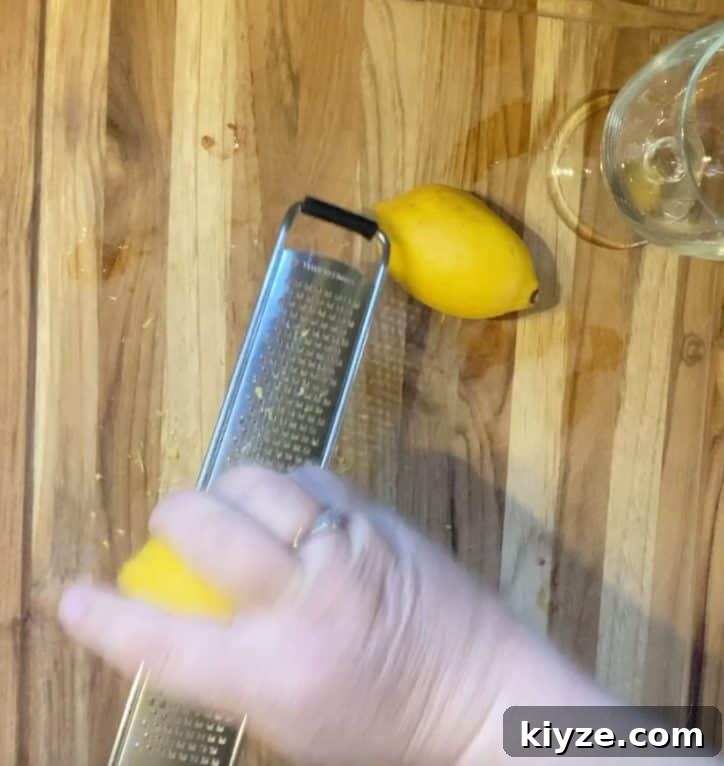 Benefits of Drinking Lemon Water Daily 5 zesting lemons