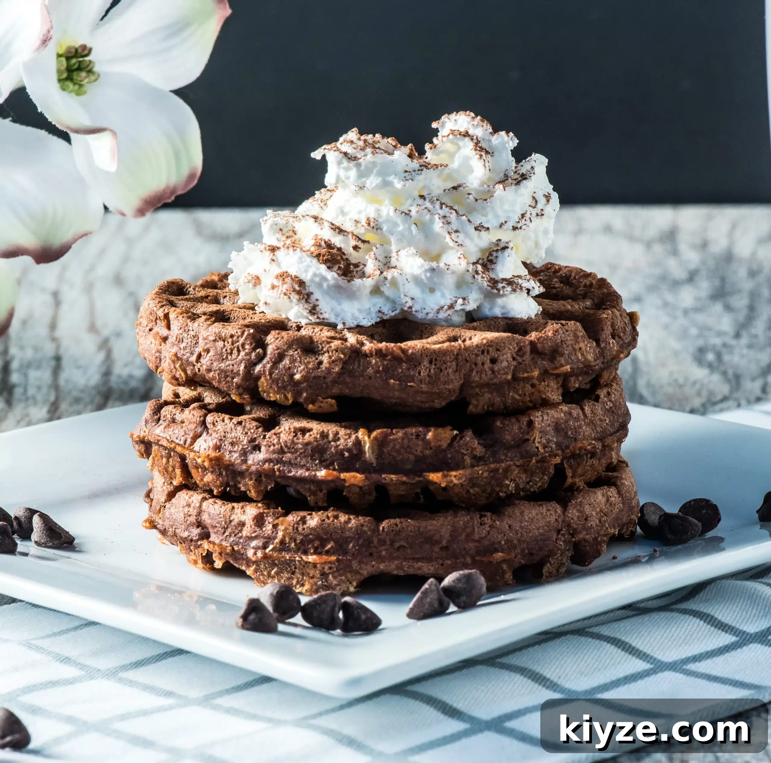 Chocolate Brownie Chaffles: Low-Carb Keto Dessert Recipe 2 Chocolate Brownie Chaffle