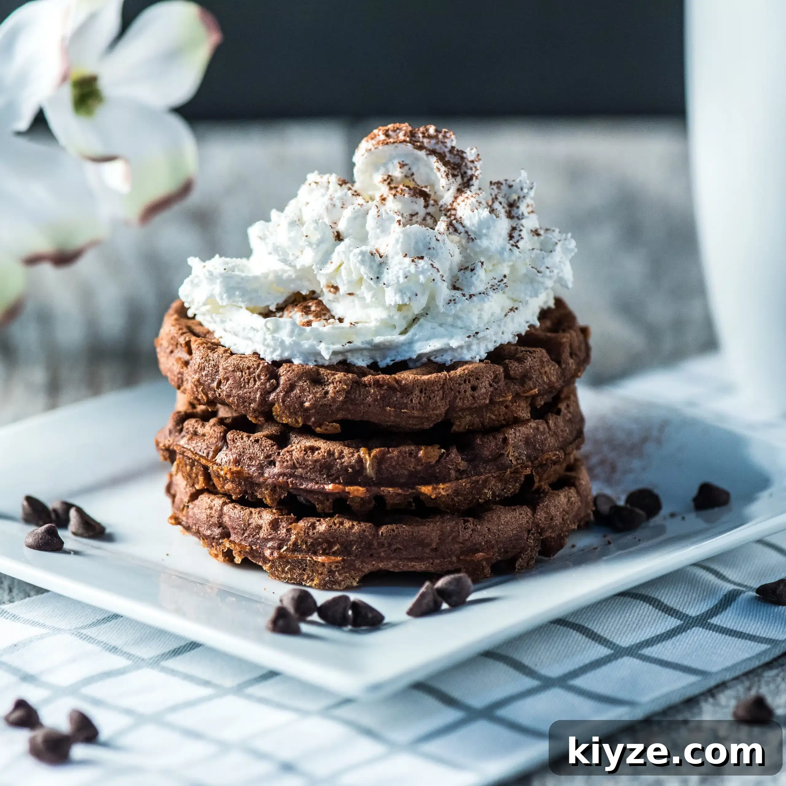 Chocolate Brownie Chaffles: Low-Carb Keto Dessert Recipe 10 Served chaffles