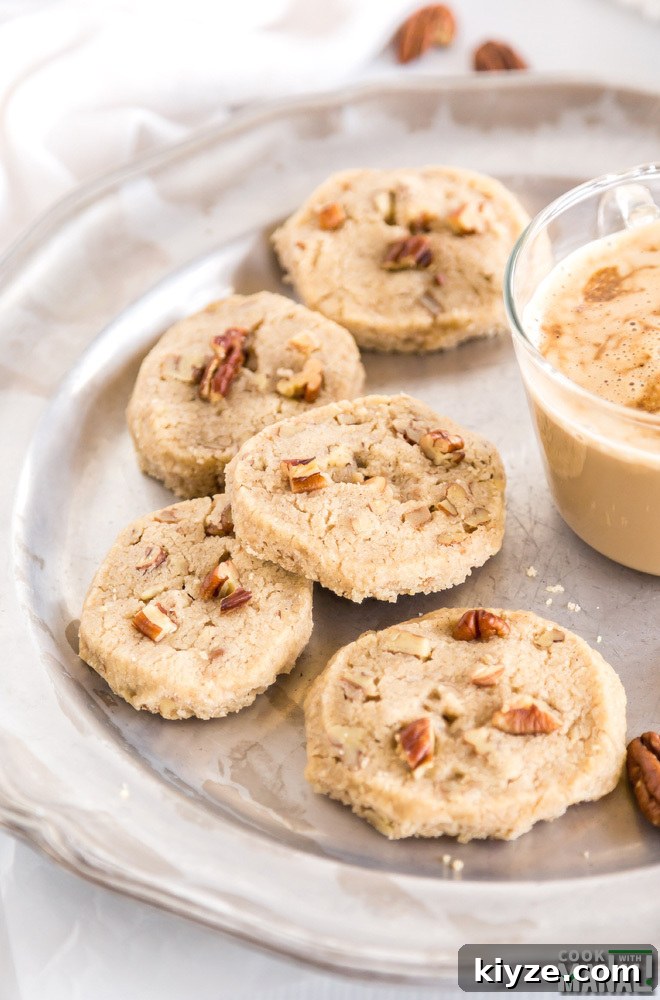 Pumpkin Spice Pecan Shortbread Cookies Recipe 3 Pecan Shortbread Cookies