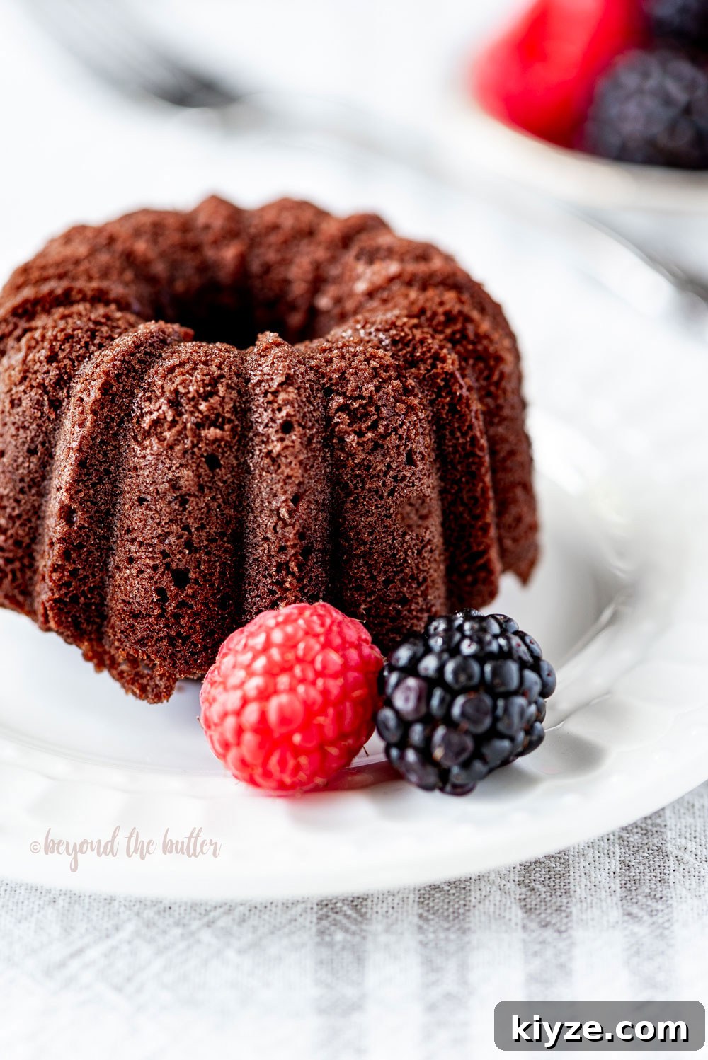 Mini Chocolate Bundt Pound Cakes: Rich Single-Serve Recipe 2 Mini Bundt Chocolate Pound Cakes | All Images © Beyond the Butter, LLC