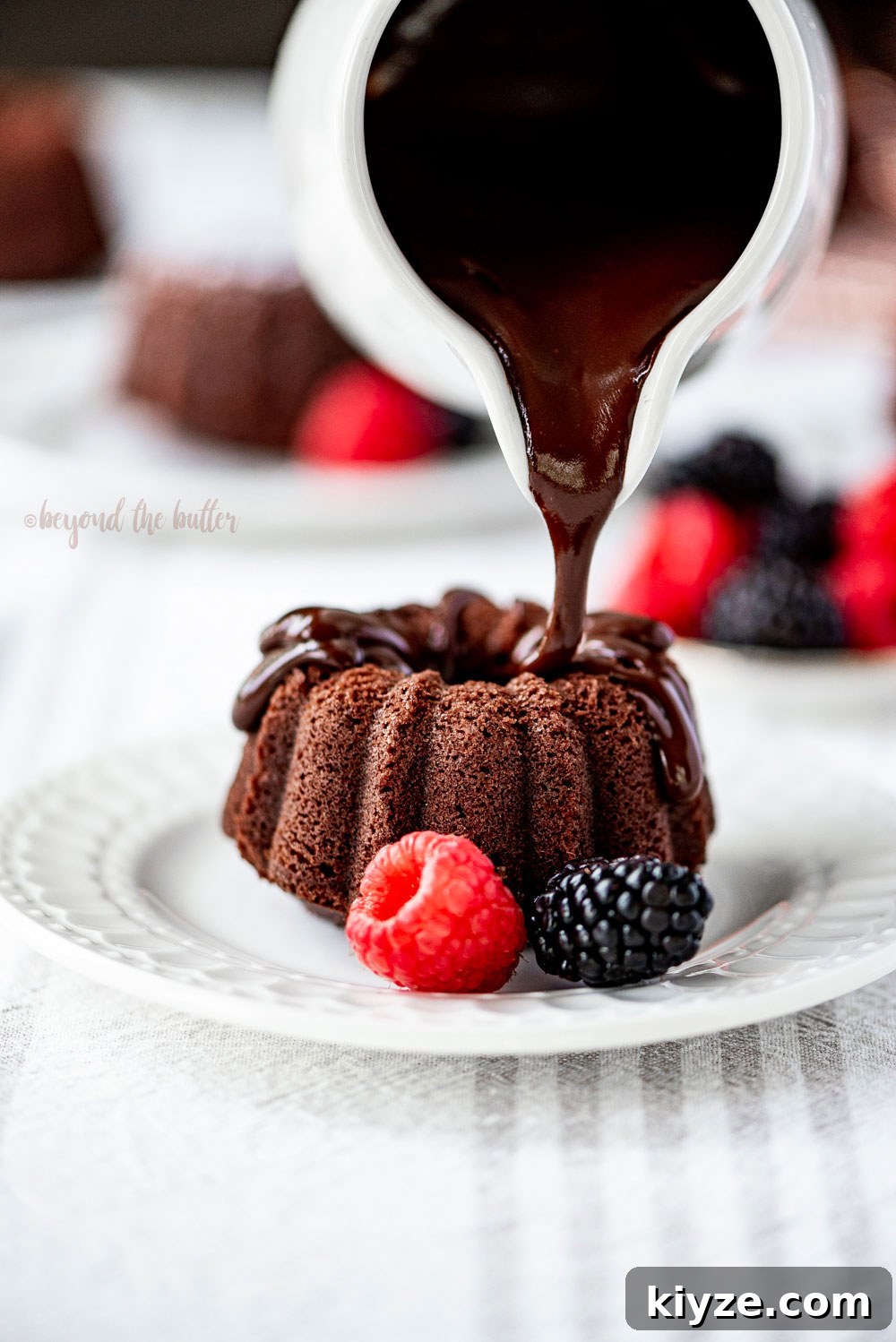 Mini Chocolate Bundt Pound Cakes: Rich Single-Serve Recipe 3 Mini Bundt Chocolate Pound Cakes | All Images © Beyond the Butter, LLC