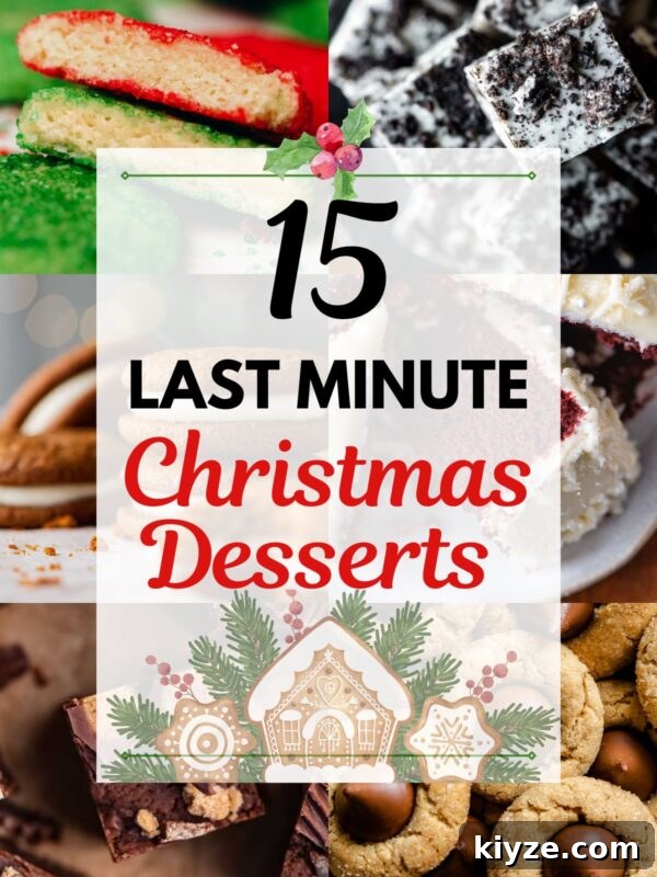 Mini Chocolate Bundt Pound Cakes: Rich Single-Serve Recipe 7 15 Last Minute Christmas Desserts