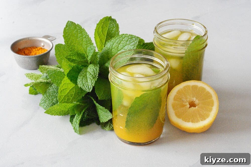 Keto Turmeric Energy Bars: Low-Carb Golden Spice Snack 9 Turmeric Mint Lemonade