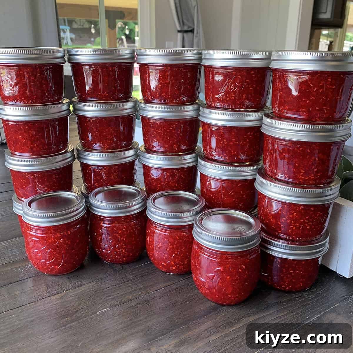 14 Garden Benefits That Will Inspire You to Start One Today 7 Homemade raspberry freezer jam from freshly grown raspberries.
