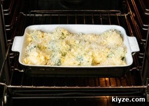 Cheesy Cauliflower and Broccoli Casserole Recipe 15 Cauliflower and Broccoli Cheese in the oven