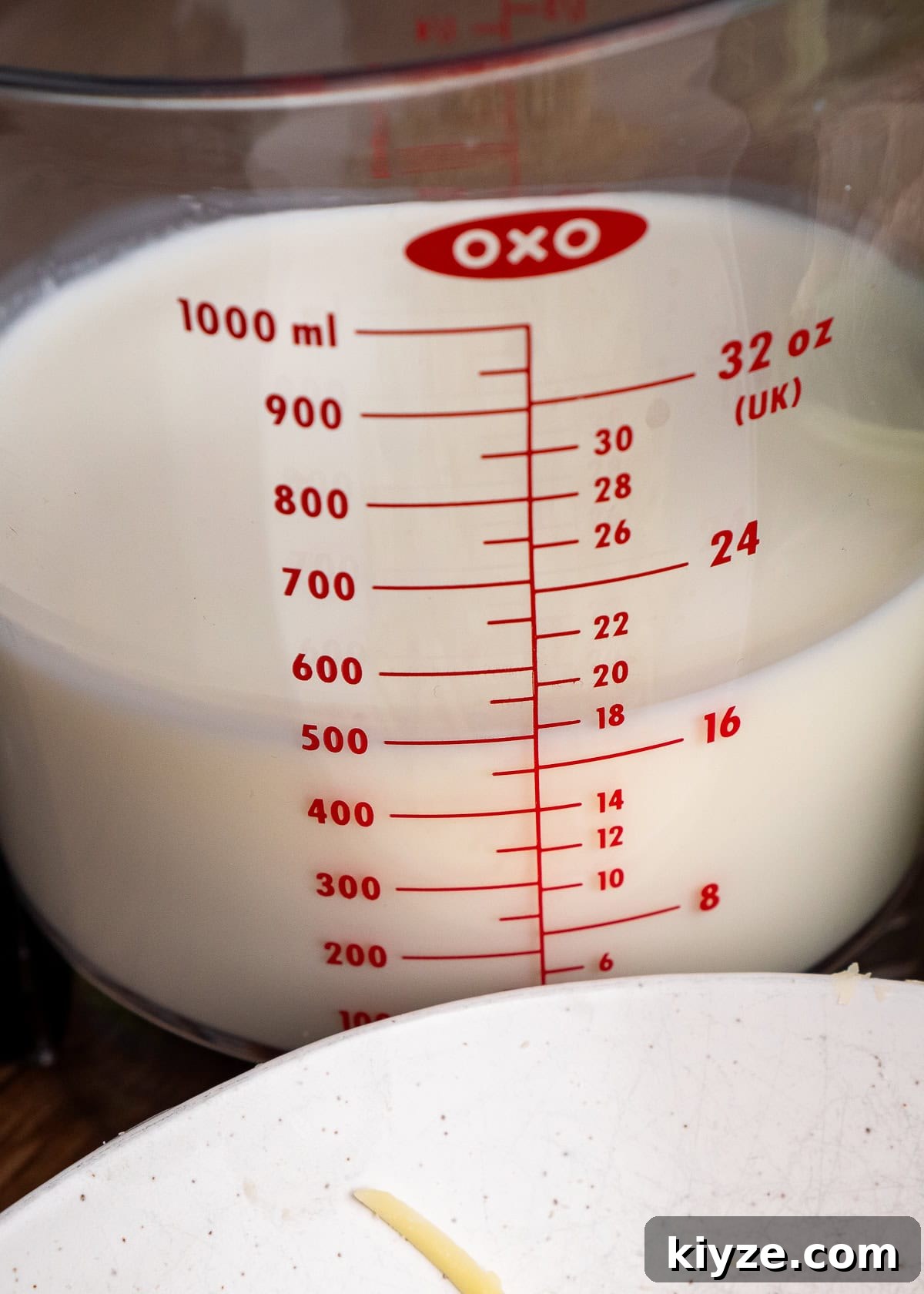 Cheesy Cauliflower and Broccoli Casserole Recipe 21 500ml of whole milk in a measuring jug
