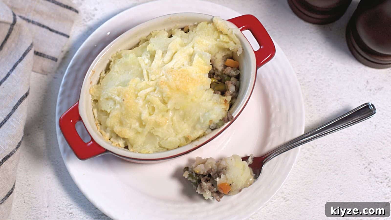 Individual Shepherd's Pie.
