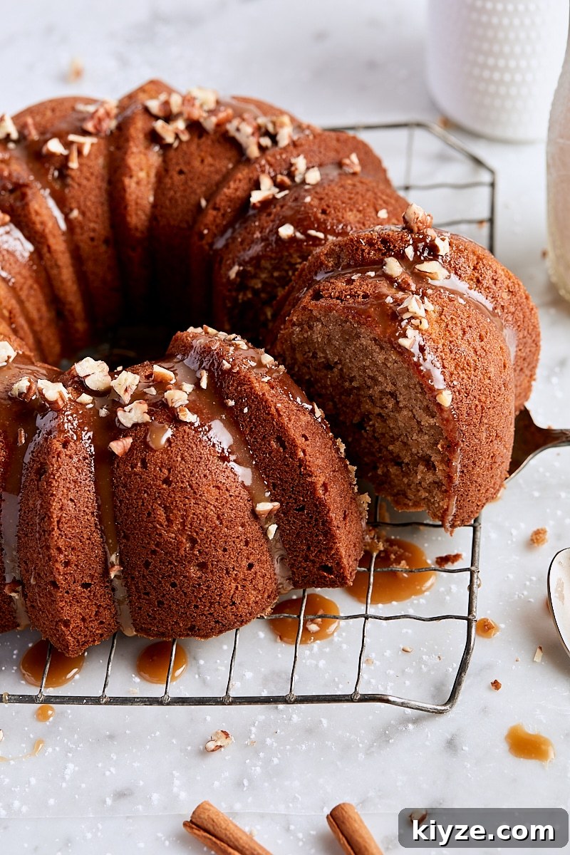 Spiced Bundt Cake with Gooey Butterscotch Topping 14 Spice Bundt Cake with Butterscotch Topping