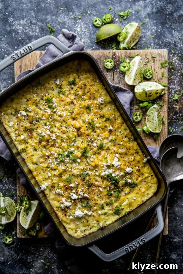Creamy Mexican Elote Corn Pudding Recipe 2 Elote Corn Pudding