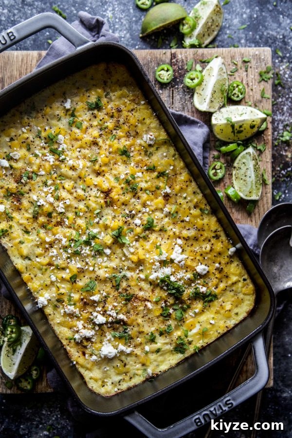 Creamy Mexican Elote Corn Pudding Recipe 5 Elote Corn Pudding