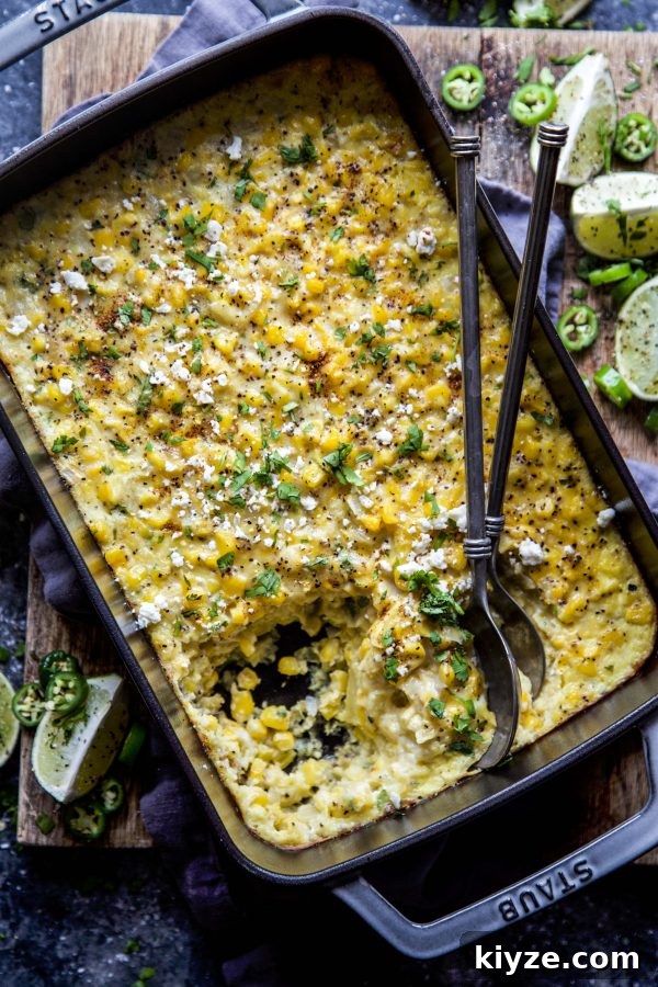 Creamy Mexican Elote Corn Pudding Recipe 6 Elote Corn Pudding
