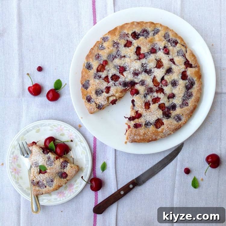 Fresh Cherry Cake Recipe with Juicy Seasonal Cherries 2 cherry cake