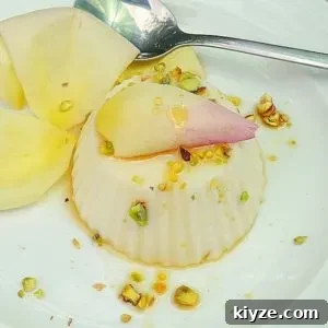 Milk and Honey Jellos with Rose Syrup