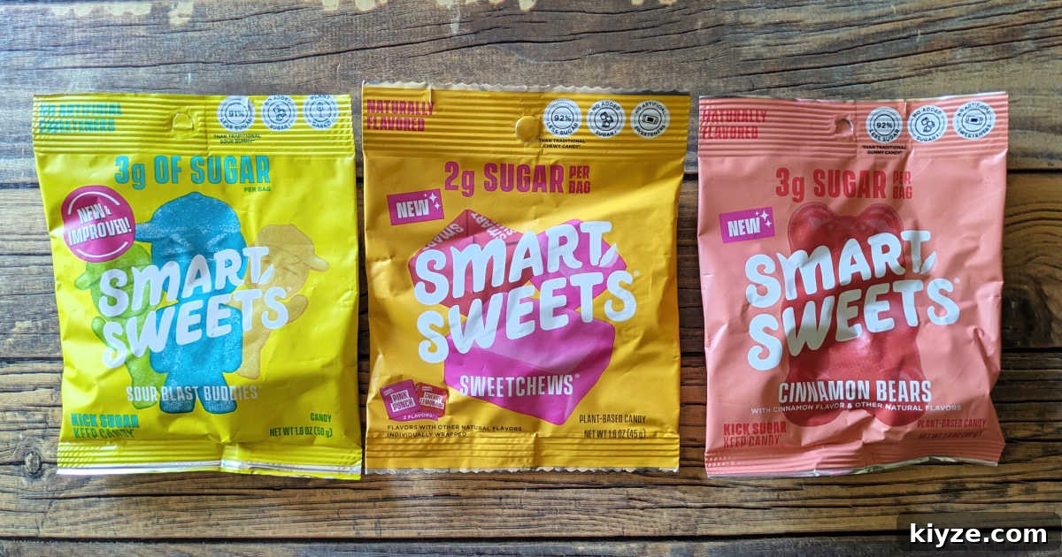 SmartSweets Candy: Big Flavor With Less Sugar 6 naturally flavored candy with less sugar