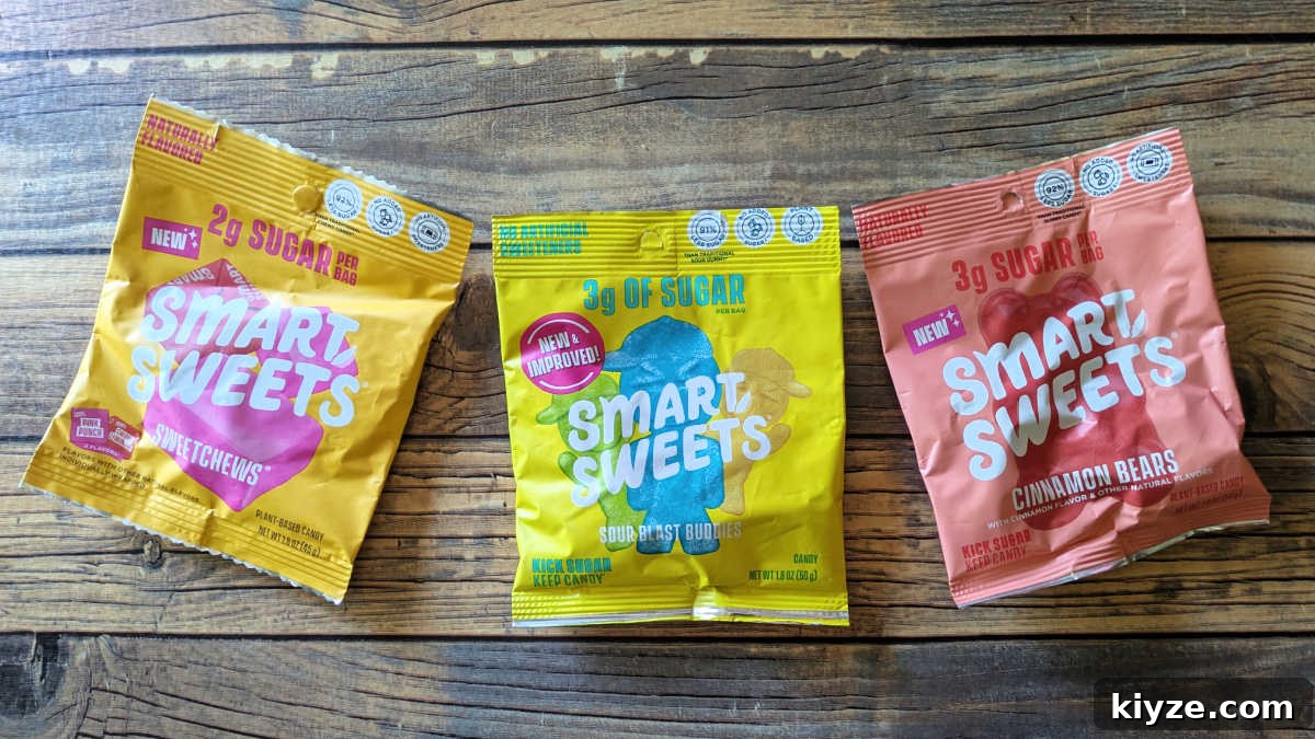 SmartSweets Candy: Big Flavor With Less Sugar 7 bags of smartsweets candy