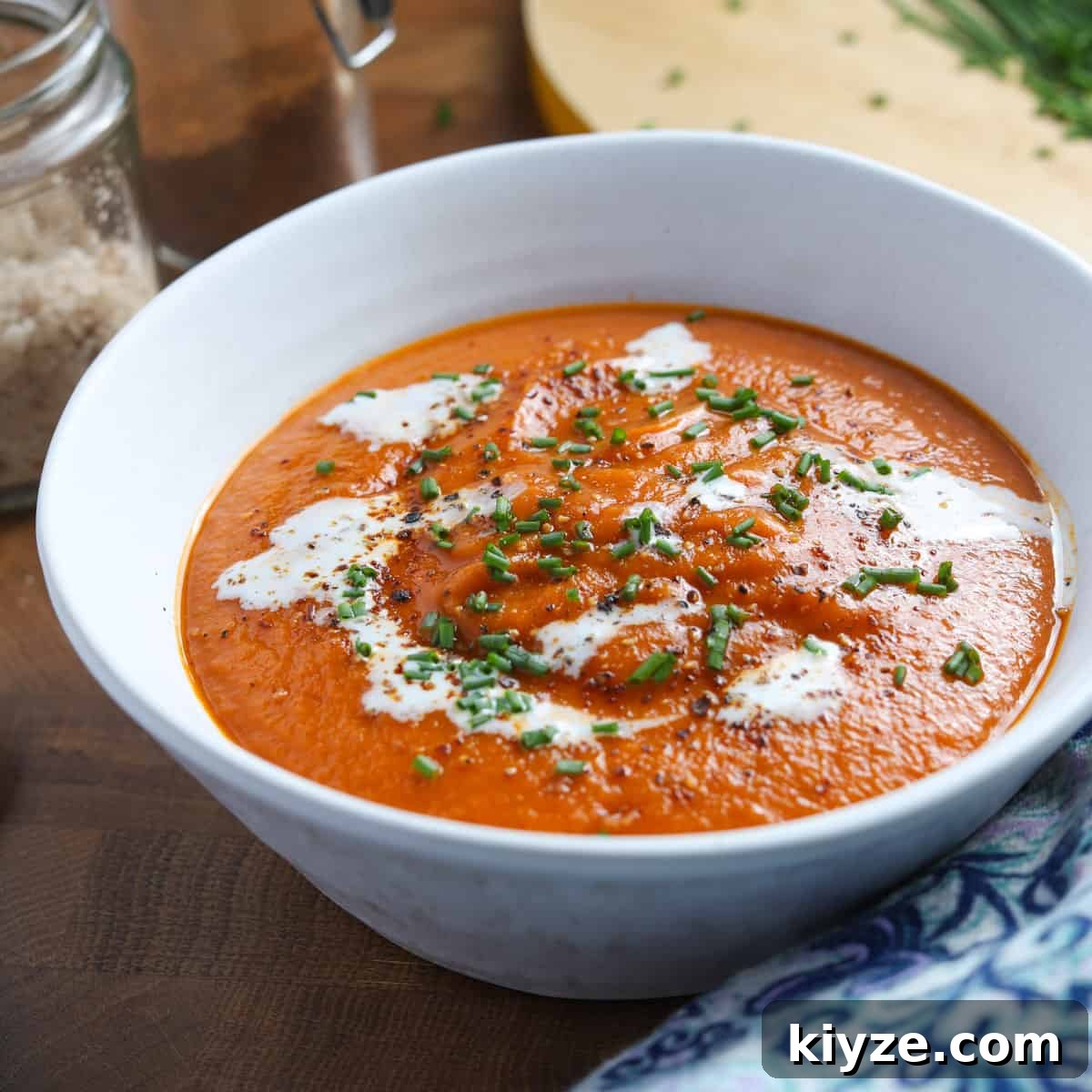 Tomato, Lentil and Butternut Squash Soup