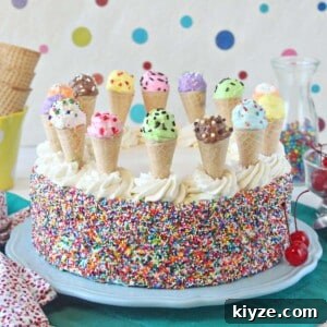 Ice Cream Sundae Cake