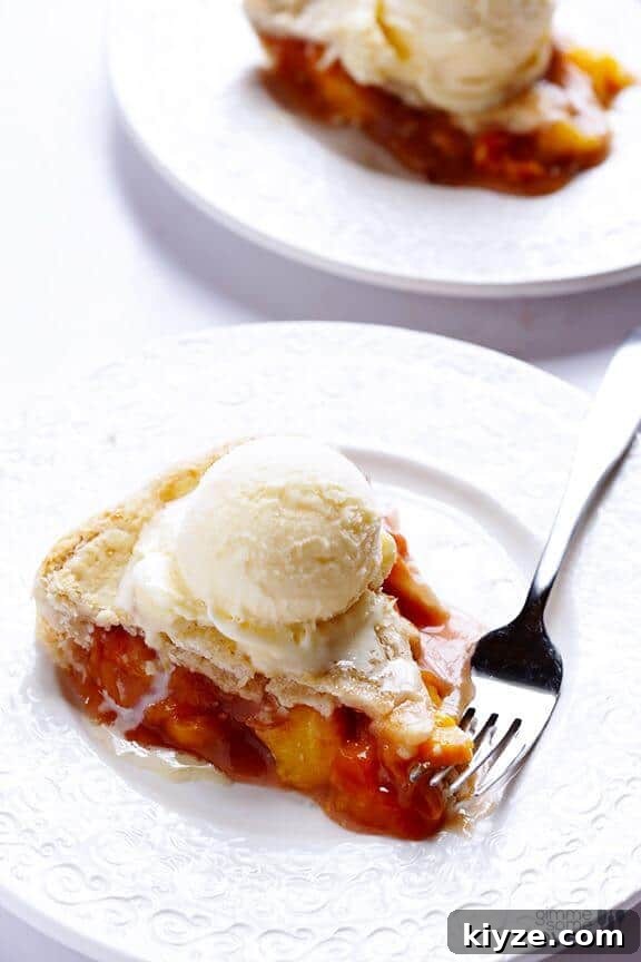 15 Irresistible Peach Recipes for Every Season 12 Peach Bourbon Pie | gimmesomeoven.com