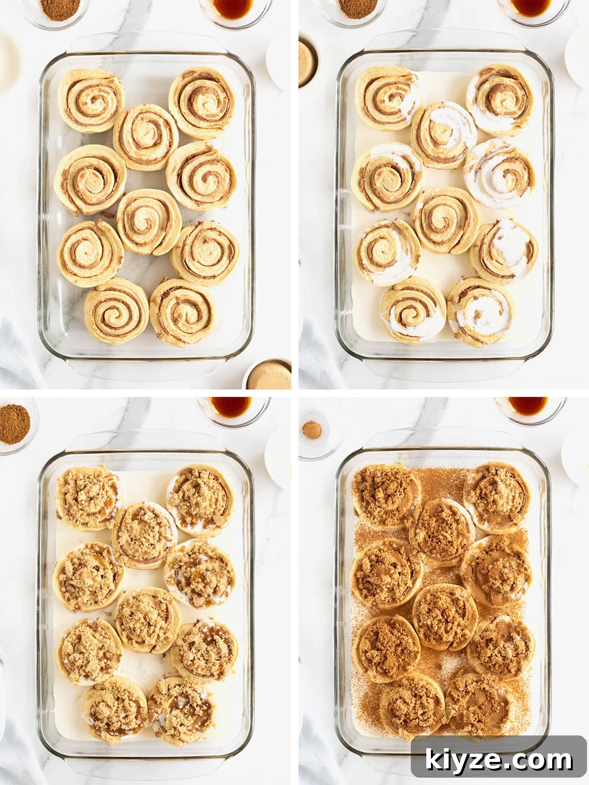 Quick Canned Cinnamon Rolls: Fast Oven & Air Fryer Hack 7 Steps to make the canned cinnamon roll hack with heavy cream.