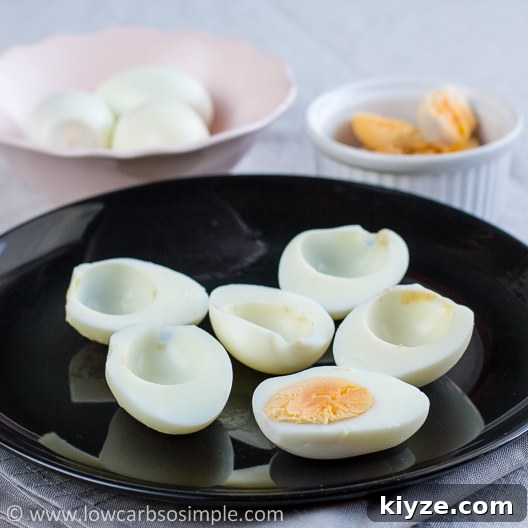 Creative Bacon and Eggs Twist: Savory Brunch Recipe 6 Bacon and Eggs in a Different Way; Halved Eggs, Yolks Removed | Low-Carb, So Simple!
