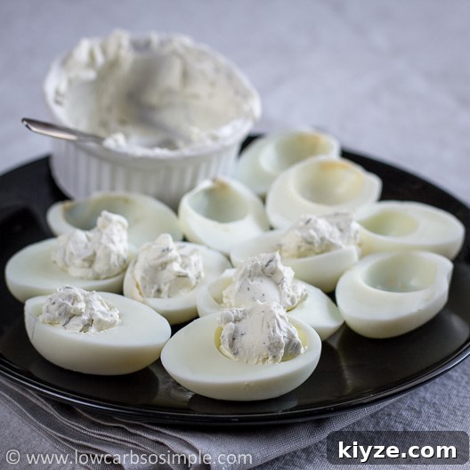 Creative Bacon and Eggs Twist: Savory Brunch Recipe 7 Bacon and Eggs in a Different Way; Filling the Egg Whites with the Cream Cheese Mixture | Low-Carb, So Simple!