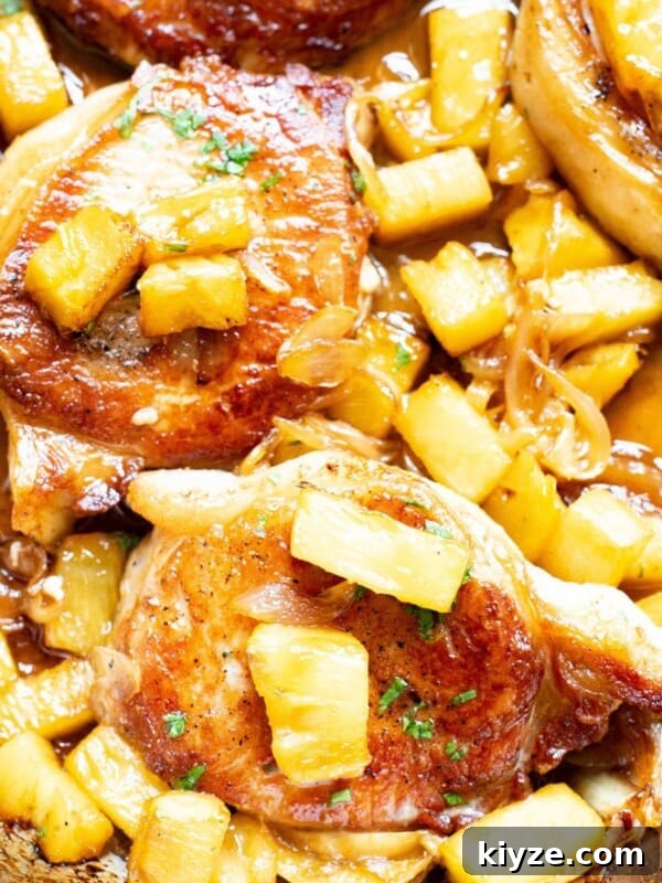 Juicy Instant Pot Pork Roast with Garlic and Herbs 11 Juicy Pineapple Pork Chops